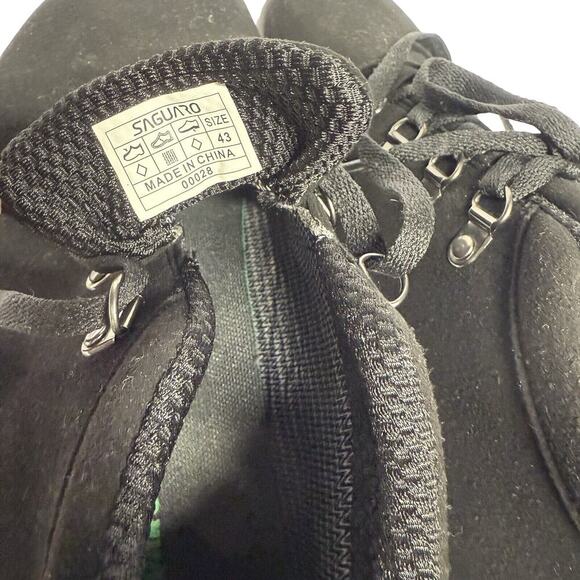 Saguaro Barefoot Shoes Brave V Trail Waterproof Chukka Boot Black Mens Size 43 - Picture 10 of 10